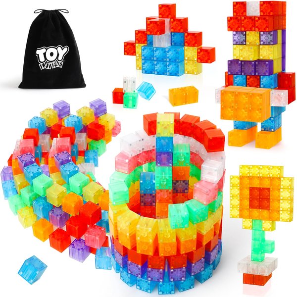 TOY Life 64PCS Magnetic Blocks for Kids Ages 4-8, Magnetic Building Blocks for Toddlers 3-5, Magnet Blocks, Magnet Toys for Toddlers, Kids Blocks