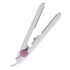 Mini Hair Straightener for Girls Hair Iron Straightening Irons Hair Curler Portable Flat Iron for Women Hair Wave (White)