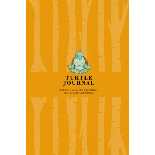 Turtle Journal: Write Notes, Doodle Stuff & Build Habits with This Dotted Grid Notebook | Turtle Meditating