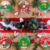 chiazllta 48 PCS Christmas Party Paper Plates Supplies Disposable Christmas Snowman Santa Party Dessert Plates Christmas Themed Party Favors Decorations for Holiday New Year