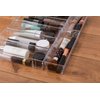 Backerysupply Clear Plastic Drawer Organizer Tray for Vanity Cabinet (9"×3"×2"，Set of 8),Storage Tray for Makeup, Kitchen Utensils, Jewelries, and Gadgets