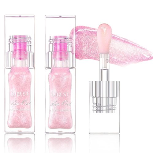 YU KUI LX 2 Pcs Boss Up Color Changing Lip Oil, Color Changing Lip Oil With Big Brush, Moisturizing and Non-sticky Boss Up Cosmetics, Lip Gloss Plumping Lip Oil