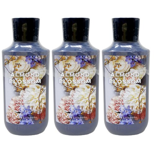 Bath & Body Works Almond Blossom - Pack of 3- Super Smooth Body Lotion