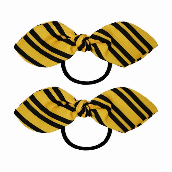 2Pcs Wizard Stripe Hair Tie Magical House Costume Accessories for Halloween Dress up Christmas Gift Party Decorations Yellow