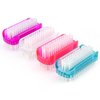 4pcs Nail Brush for Cleaning Fingernails, Multifunction Two Sided Fingernail Cleaning Brush Portable Nail Brush Cleaner for Cleaning Cuticles Fingernails Toes