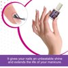 BACKSCRATCHERS Extreme Glaze - Coat Nails Resin For Acrylic Dipping Powder - Quick Dry Artificial Nail Tips Adhesive (Base Glaze)