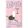 Art Plates - Martini Lounge Switch Plate - Double Toggle