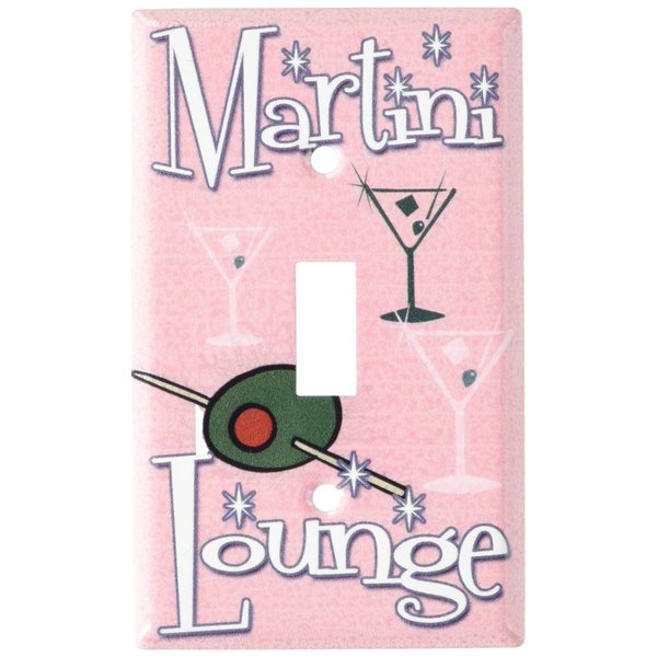 Art Plates - Martini Lounge Switch Plate - Double Toggle