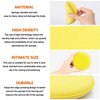 psler Foam Car Wax Applicator Pad Foam Applicator Pads Detailing Round 4 inch Polishing Sponges for Car Wax Applicator Pad 24 Pack-Yellow