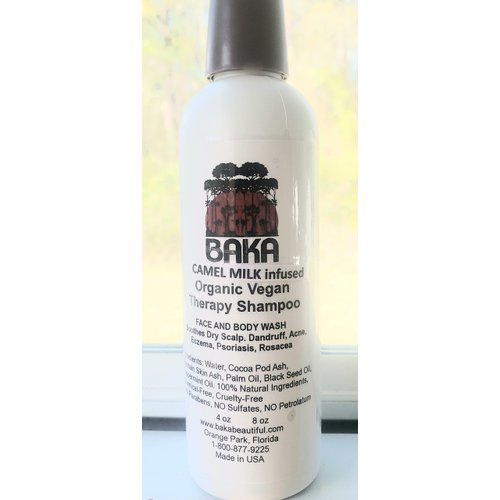 Baka Beautiful Organic Therapy 3n1 Shampoo/Condition Face Body Wash 8 oz