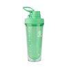 Takeya 24 oz Tritan Plastic Shaker Bottle - Premium BPA Free Protein Shakes Mixer, Leakproof Spout Lid, Shatterproof, Pistachio Green