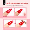 beetles Gel Polish No Wipe Gel Top Coat - 15ml Clear Gel Nail Polish High Gloss Shine Long Lasting Top Coat Gel Nail Polish Nail Manicure Soak Off Nail Uv Lamp Gel for Home DIY Nail Salon