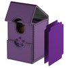 MIXPOET Purple Deck Box for MTG Cards, Trading Card Storage Box with 2 Dividers per Holder, Holds up to 110 Cards