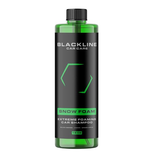 Blackline Automotive Extreme Foaming Car Shampoo - Extreme Snow Foam Perfect for Ceramic Coatings - Compatible with Foam Cannon for Pressure Washer - 16 fl OZ