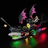 DALDED LED Lighting Kit for Lego DREAMZzz Nightmare Shark Ship 71469, LED Light Compatible with Lego 71469 Building Block Models (Not Include Lego Set)