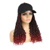 AliRobam Hat Wigs Baseball Cap with Boho Senegalese Twist Braids Hair extensions Hat With Braided Hair attached for Black White woman (14inch, TBug)