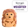 Warm Pals - Harley Hedgehog - 1.5lbs - Cozy Microwavable Lavender Scented Plush Toys - Heated Stuffed Animal - Heatable Coolable Bedtime Comfort Plushie