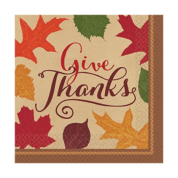 Autumn Traditions Beverage Napkins (36ct)