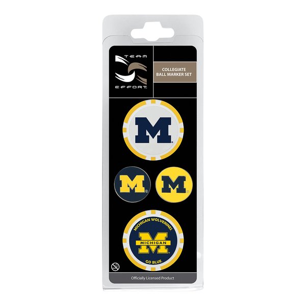 Team Effort Michigan Wolverines Ball Marker Set