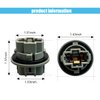 GLSOWEE 2PCS Front Turn Signal Light Bulb Plug Socket, Car Tail Light Bulb Brake Light Socket, Front Parking Lamp Turn Signal Socket Plug, Replacement 90075-60060 Compatible with Most Cars