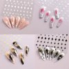 Eseres 12 Sheets Star Nail Stickers Self-Adhesive Metallic Star Nail Decals Shinning Stars for Nail Art Designs Holographic Nail Supplies Decoration for Women Girls