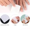 400 PCS Lash Extension Glue Wipes EBANKU Lint Free Glue Cleaning Cotton Pads for Eyelash Extensions Non Woven Nail Polish Remover Wipe Supplies - White