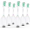 BrightDeal Toothbrush Heads for Philips Sonicare Essence Elite Advance Xtreme CleanCare E-Series Electric Sonic Screw-on Brush Replacement HX7022/66 HX7023 HX7001 with Cap, 6 Pack
