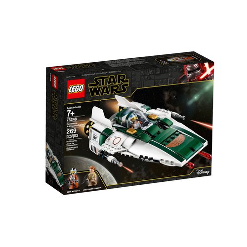 LEGO Star Wars: Resistance A Wing Starfighter Building Kit; Awesome Construction Model for Display