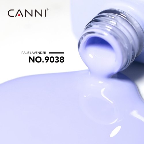 CANNI Lavender Purple Gel Nail Polish, 1Pcs Pastel Purple Gel Polish Light Purple Color Nail Polish Gel High Gloss Soak Off U V Gel Nail French Nail Manicure Salon DIY