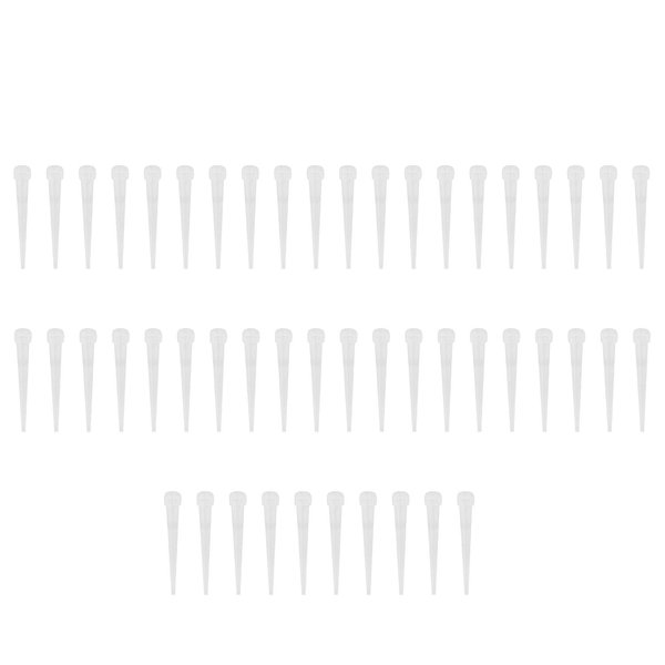 JCBIZ 50PCS 30mm Clear Plastic Water Tube Vases for Flowers & Stems, Reusable, Structurally Sound, Flower Picks