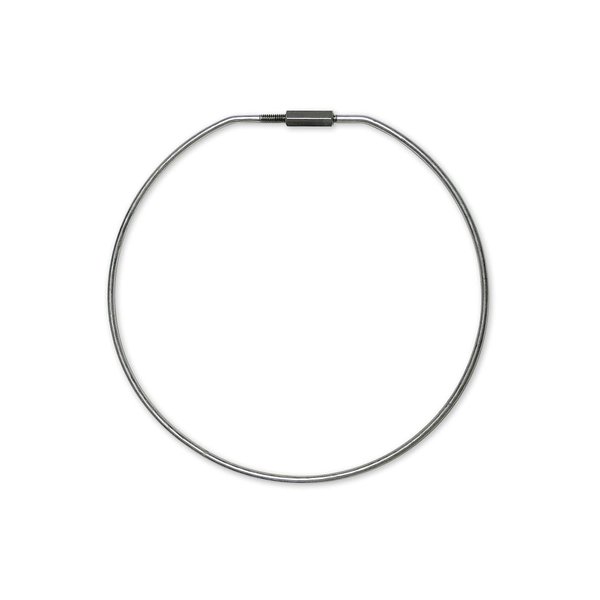Lucky Line 8" Threaded Locking Key Rings, 1 Key Ring (7981),Silver