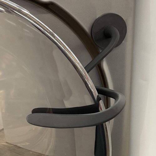 LEVOSHUA Front Load Washer Door Prop, Magnetic Washing Machine Door Holder, Keep Washer Door Open, Flexible Prop Fits Most Washing Machines Black