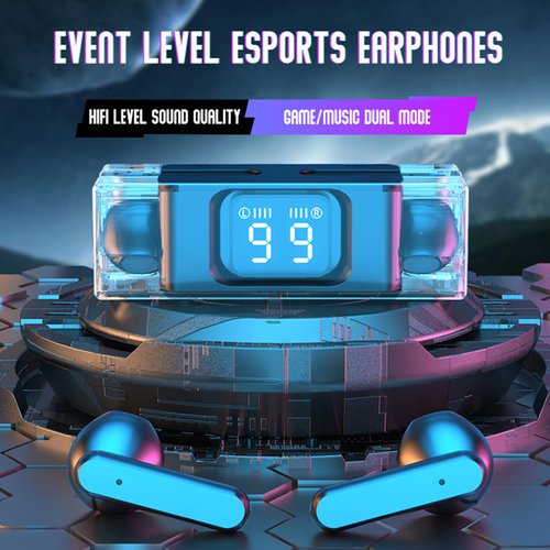 Bluetooth Headphones, Wireless Earbuds, 2024 New Version, 120H Playtime, IPX7 Waterproof Earphones, Digital Power Display, Headsets with Charging Case and Mic for Sports