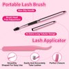 DIY Lash Extension Kit Cluster Lashes Kit with 120 Pcs Lash Clusters Lash Bond Overnighter Remover Eyelash Applicator Beginner DIY Lashes Kit Easy to Use(DIY Lash Kit-Flutter)