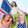 8Sheets 4th of July Decorations Temporary Tattoos Patriotic Independence Day Fake Tattoos American Flag Patriotic Design Tattoos Stickers Waterproof Tattoos Party Supplies for Kids Adult Memorial Day