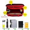 APSOONSELL Backpack Organizer Insert, Felt Bag Organizer for Backpack Rucksack Shoulder Bag Shaper Foldable, Red, XS