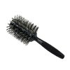 Phillips Brush Luxe Monster Vent 3 Professional Hair Brush (4” Diameter Barrel) – Black & Gold Vented Hairbrush with Nylon Reinforced Boar Hair Bristles, Ergonomic Rubber Grip