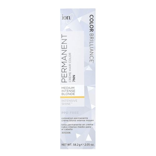 Ion 7NN Medium Intense Blonde Permanent Creme Hair Color 7NN Medium Intense Blonde
