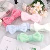 Ondder 8 Pcs Spa Headband Makeup Headband Skincare Headbands Terry Cloth Face Wash Headband Cute Head Band for Skin Care Make Up Headbands for Women Makeup Bow Hair Band for Washing Face