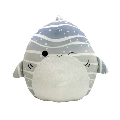 Squishmallow Official Kellytoy Sea Life Squad Squishy Soft Plush Toy Animals (Sachie The Whale Shark), 8 Inch