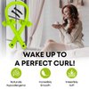 Elobara Heatless Hair Curler Set - Heatless Curling Rod Headband Kit for Easy Overnight Heatless Curls, Hair Curlers to Sleep In for Effortless Styling, Heatless curlers with No Heat (Neon Green)