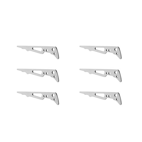 New Archery Products Killzone Replacement Blades for Killzone Maxx 100 Grain 2 3/8" Cutting Diameter Mechanical Broadheads with Cut-On-Contact Tip (6 Pack)