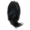 IMISSU Cute Short Claw Ponytail Grab Hairpieces Thick Clip In Hair Extensions Little Pony Tail Hair Pieces (Jet Black)