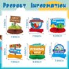 Zonon 12 Pieces Gone Fishing Party Supplies Fishing Centerpieces Fisherman Friendsmas Honeycomb Party Decorations Summer 3D Fishing Table Decor for Birthday Party Decorations