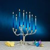 Rite Lite Premium Dripless Blue & White Hanukkah Candles - Bulk Value Pack of 45 - Decorative & Fits Most Menorahs Jewish Holiday Party Favors Accessories Decorations for All 8 Nights of Chanukah