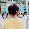 Aeyistry 200 Pcs Colorful Tiny Elastic Hair Bands Rope No Crease Ponytail Holders,for Baby Girls Infants Toddlers Hair Bands Elastic Ponytail Holder