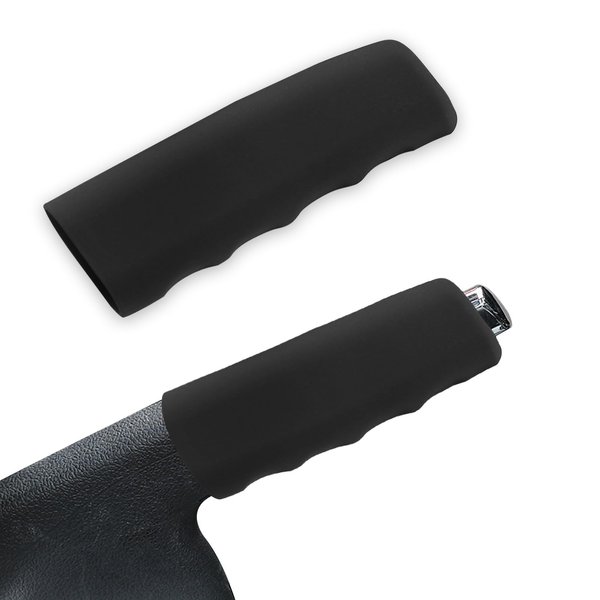 jeseny Pack-1 Car Handbrake Cover, Silicone Grip Cover, Wave Shaped Brake Lever Protector, Anti-Slip Hand Brake Sleeve Replacement, Auto Decoration, Universal for Most Cars, Trucks, SUVs (Black)