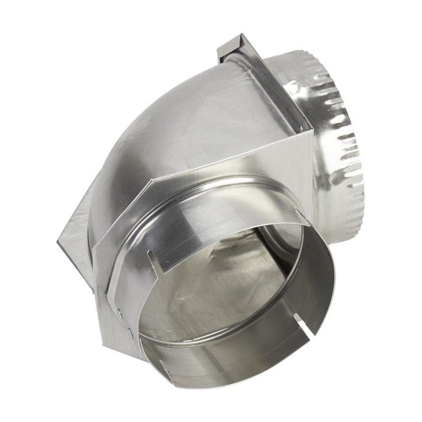 Whirlpool 4396006RW Genuine OEM Elbow Vent Connector For Dryers, Aluminium Accessory – Replaces 4396006