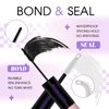 Wendy Lashes Lash Bond and Seal Cluster Lash Glue Waterproof Long Lasting Eyelash Glue for DIY Lash Extension Black Cluster Eyelash Extensions Glue for Beginner Use at Home-10ml