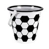 DADE Sports-Themed Easter Pails 8.375x7.875 in. (Set of 3), Egg Hunt Game Party Birthdays Ornament Halloween Supplies Decorations Reusable Baskets Storage Holder Container Bucket Easter Baskets